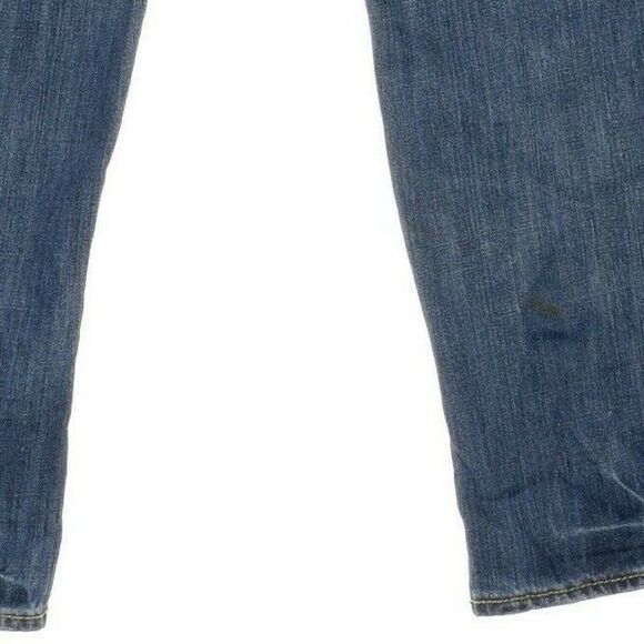 Hollister Cropped Jeans Size 5 Juniors Button Fly Distress Cotton Measure 31x24 - Picture 9 of 10